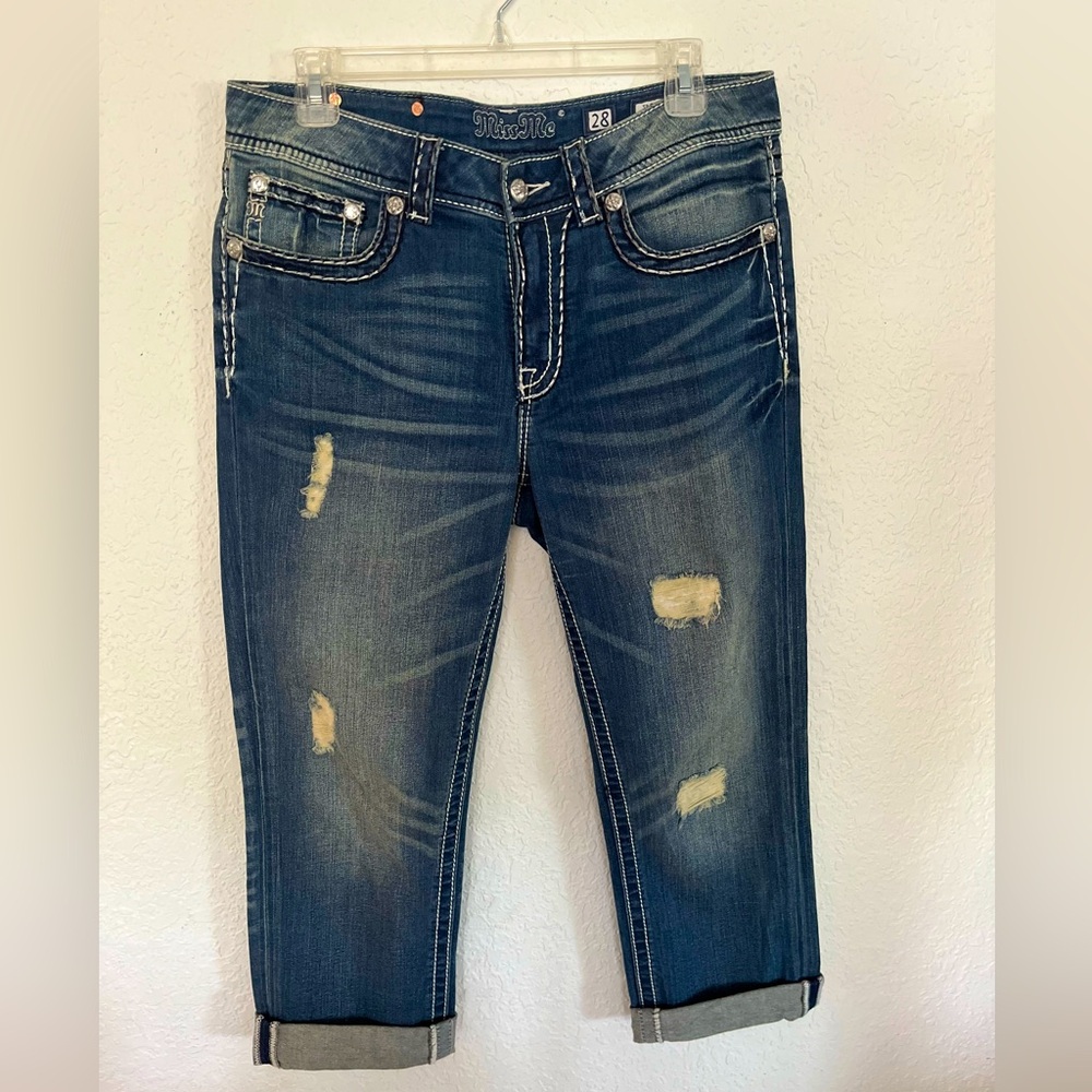 MissMe Boyfriend Capri Jean